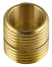 Nippelrør sammenskåret messing 1/2"